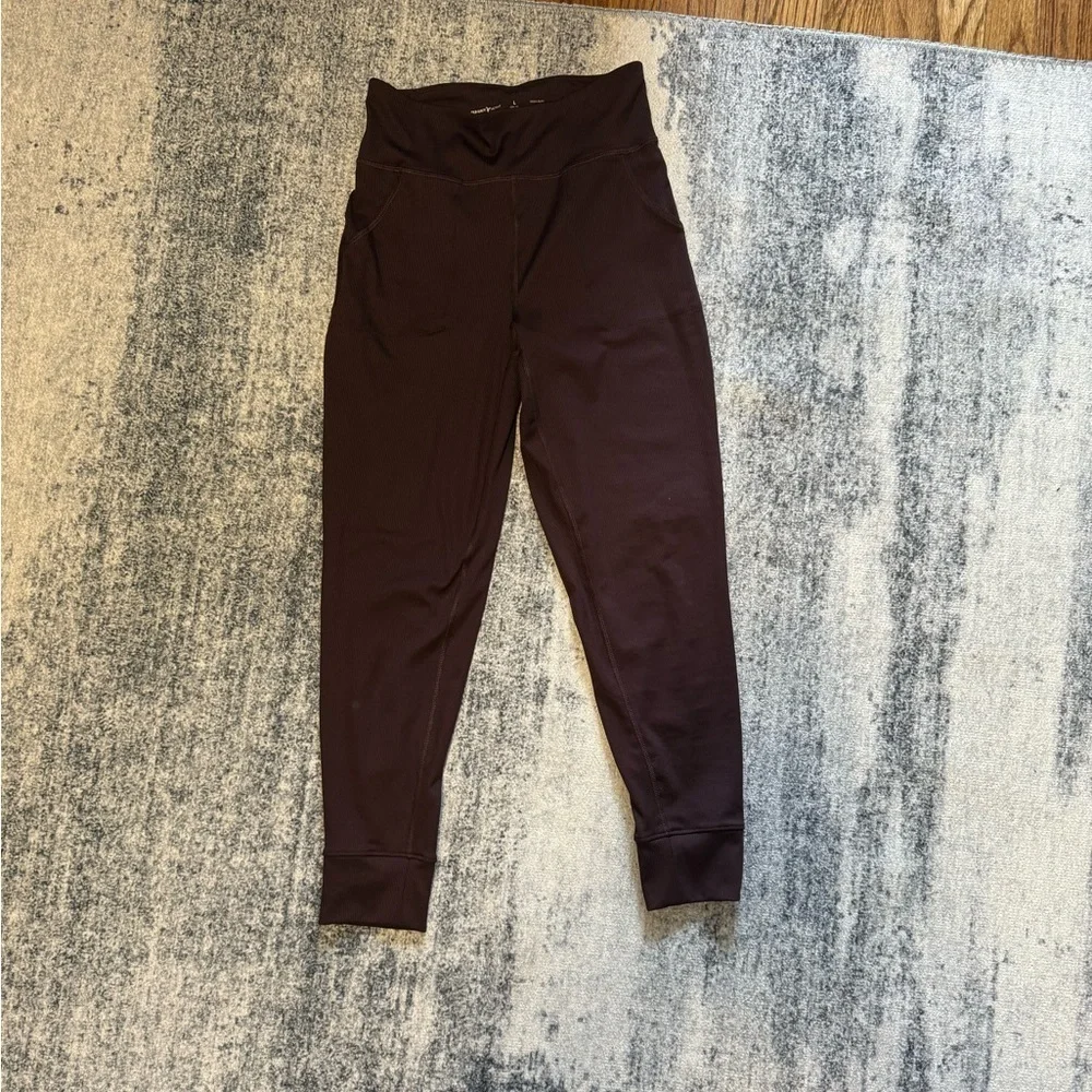 Old Navy Active Kids Maroon Ribbed Joggers